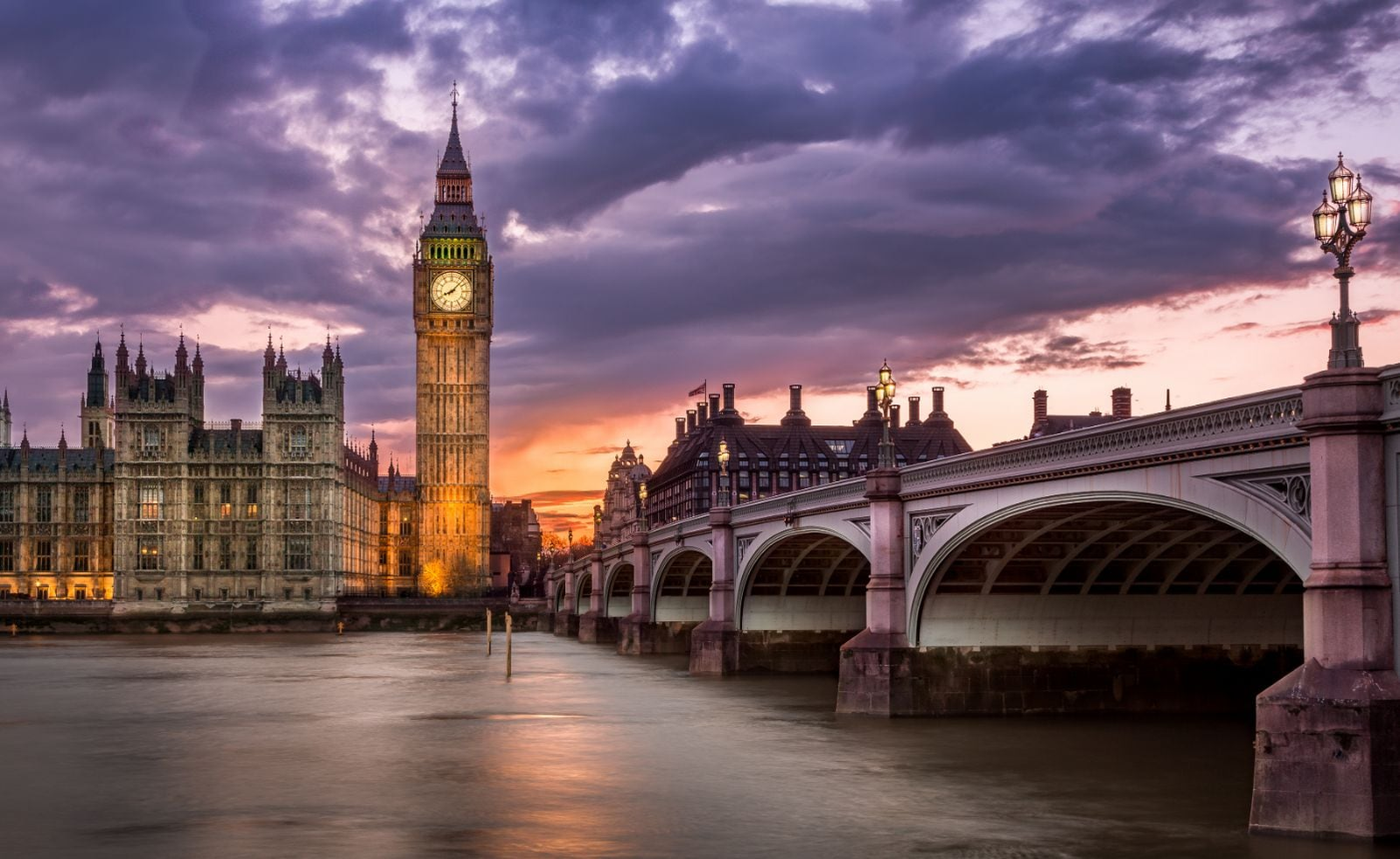 Westminster and Big Ben in London, United Kingdom
