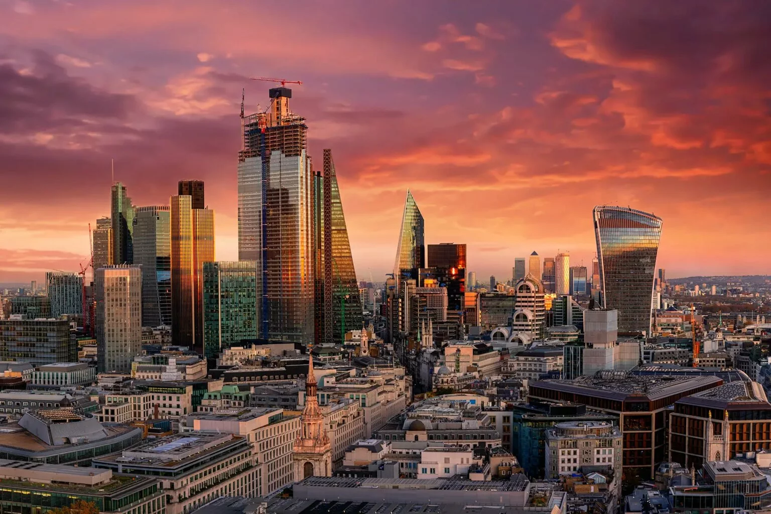 London business district